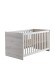 Babybett >Cristiano< in Aurum Nachbildung / Weiß - 76,9x77,8x144cm (BxHxT)
