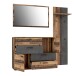 Wandspiegel >Salford< in Old Wood Vintage - 120x70x1.8cm (BxHxT)