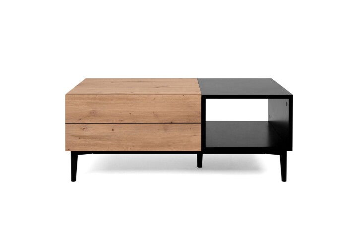 Couchtisch >Nola< in Artisan Eiche - 100x40x55cm (BxHxT)