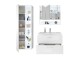 Spiegelschrank >Bella< in Weiß - 80x70x21cm (BxHxT)