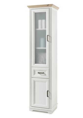Hochschrank >Jasmin< in Pinie-Hell - 48x190x43cm (BxHxT)