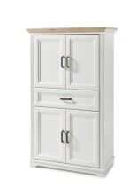 Midischrank >Jasmin< in Pinie-Hell - 83x138x43cm...