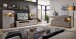 Sideboard >Kathlin< in Basalt aus Metall - 170x94x42cm (BxHxT)