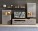 TV-Board >Kathlin< in Basalt aus Metall - 80x51x47cm (BxHxT)