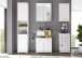 Unterschrank >Peter< in Weiß aus MDF - 38x73x30cm (BxHxT)