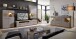 Wandboard >Kathlin< in Eiche Altholz Nachbildung - 180x18x22cm (BxHxT)