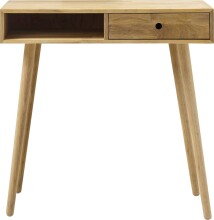 Konsolentisch >Anacortes< in Eiche geölt aus Massivholz - 80x80x35cm (BxHxT)