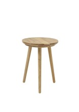 Hocker >Anacortes< in Eiche geölt aus Massivholz - 35x45x35cm (BxHxT)