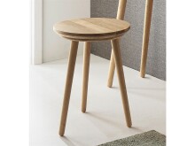Hocker >Anacortes< in Eiche geölt aus Massivholz - 35x45x35cm (BxHxT)
