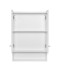Hängeschrank >Riga< in Weiß-Matt - 50x71x20cm (BxHxT)