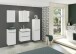 Midischrank >Garda< in Weiß-Matt - 40x130x35cm (BxHxT)