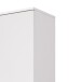 Midischrank >Garda< in Weiß-Matt - 40x130x35cm (BxHxT)