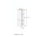 Midischrank >Pienza< in Grau-matt - 40x130x35cm (BxHxT)