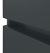 Midischrank >Pienza< in Grau-matt - 40x130x35cm (BxHxT)