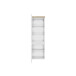 Midischrank >Pienza< in weiß-matt - 40x130x35cm (BxHxT)