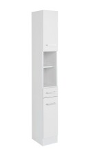 Hochschrank >Riga< in Weiß-Matt - 25x190x35cm...
