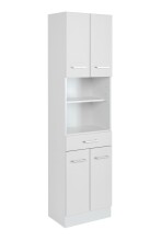 Hochschrank >Riga< in Weiß-Matt - 50x190x35cm...