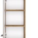 Schwebeboard >Livorno< in weiß-matt - 90x66x20cm (BxHxT)