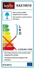 Spiegelschrank >Garda< in weiß - 100x66x20cm (BxHxT)