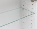 Spiegelschrank >Garda< in weiß - 100x66x20cm (BxHxT)