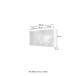 Spiegelschrank >Garda< in weiß - 120x66x20cm (BxHxT)