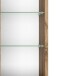 Spiegelschrank >Livorno< in Wotan-Eiche - 60x64x20cm (BxHxT)