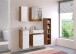 Waschbeckenunterschrank >Livorno< in weiß-matt - 60x54x35cm (BxHxT)