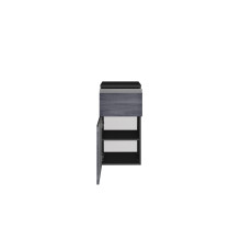 Unterschrank >Arezzo< in Eiche Rauchsilber Nachbildung - 40x79x35cm (BxHxT)