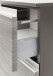 Unterschrank >Arezzo< in Eiche Rauchsilber Nachbildung - 40x79x35cm (BxHxT)