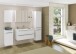 Unterschrank >Garda< in Weiß-Matt - 40x79x35cm (BxHxT)