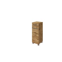 Unterschrank >Livorno< in Wotan-Eiche - 30x79x35cm (BxHxT)