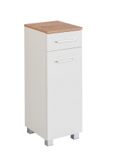 Unterschrank >Paris< in Weiß - 30x79x35cm...