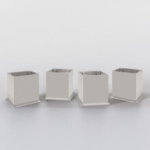 Unterschrank >Paris< in Weiß - 30x79x35cm (BxHxT)