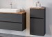 Unterschrank >Pienza< in grau-matt - 40x79x35cm (BxHxT)