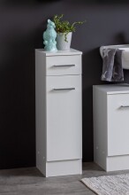 Unterschrank >Riga< in Weiß-Matt - 25x84x35cm...