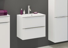 Waschtisch-Set >Garda< in weiß-matt -...