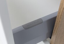 Waschtisch-Set >Livorno< in Matt Weiß - 100x180x48cm (BxHxT)