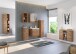 Waschtisch-Set >Livorno< in wotaneiche - 60x180x48cm (BxHxT)
