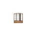 Waschtisch-Set >Livorno< in wotaneiche - 60x180x48cm (BxHxT)