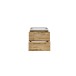 Waschtisch-Set >Livorno< in wotaneiche - 60x180x48cm (BxHxT)