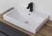 Waschtisch-Set >Pienza< in grau-matt - 100x54x48cm (BxHxT)
