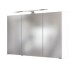 Waschtisch-Set >Pienza< in Matt Weiß aus MDF - 100x180x48cm (BxHxT)