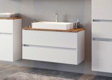 Waschtisch-Set >Pienza< in weiß - 100x54x48cm...