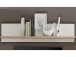 Wandboard >Chelles< in Weiß matt - 160x25,6x21,9cm (BxHxT)
