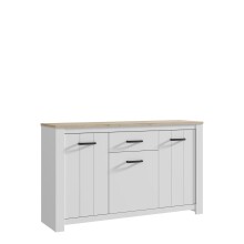 Sideboard >Chelles< in Weiß matt -...