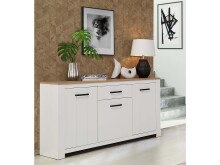 Sideboard >Chelles< in Weiß matt -...
