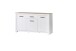 Sideboard >Chelles< in Weiß matt - 161,4x95,7x42,2cm (BxHxT)