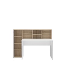 Schreibtisch >Eilat< in Sonoma-Eiche - 158x116x60cm (BxHxT)