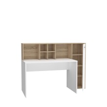 Schreibtisch >Eilat< in Sonoma-Eiche - 158x116x60cm (BxHxT)