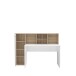 Schreibtisch >Eilat< in Sonoma-Eiche - 158x116x60cm (BxHxT)